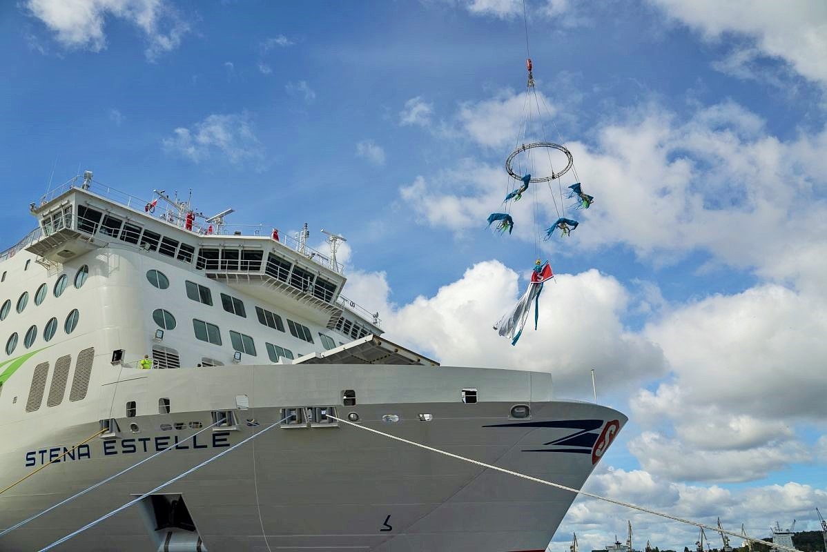 Toward more sustainable shipping. Stena Line's newest ferry christened in Gdynia [VIDEO] - MarinePoland.com