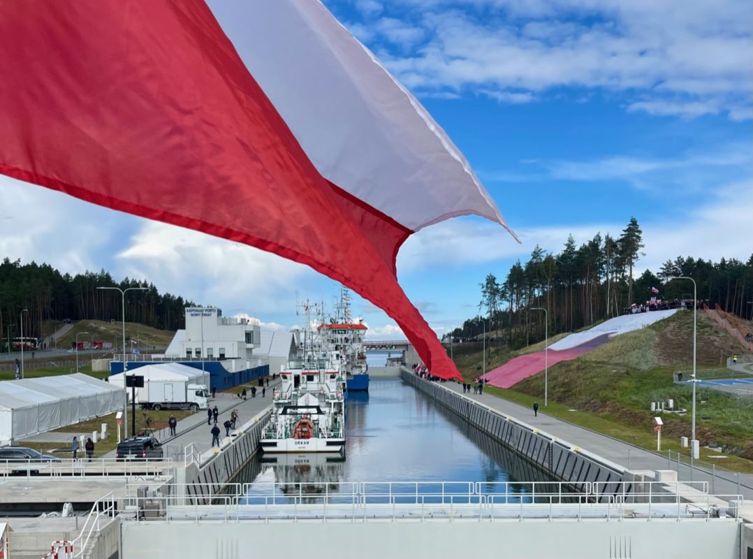 [VIDEO] The canal through the Vistula Spit is open - MarinePoland.com