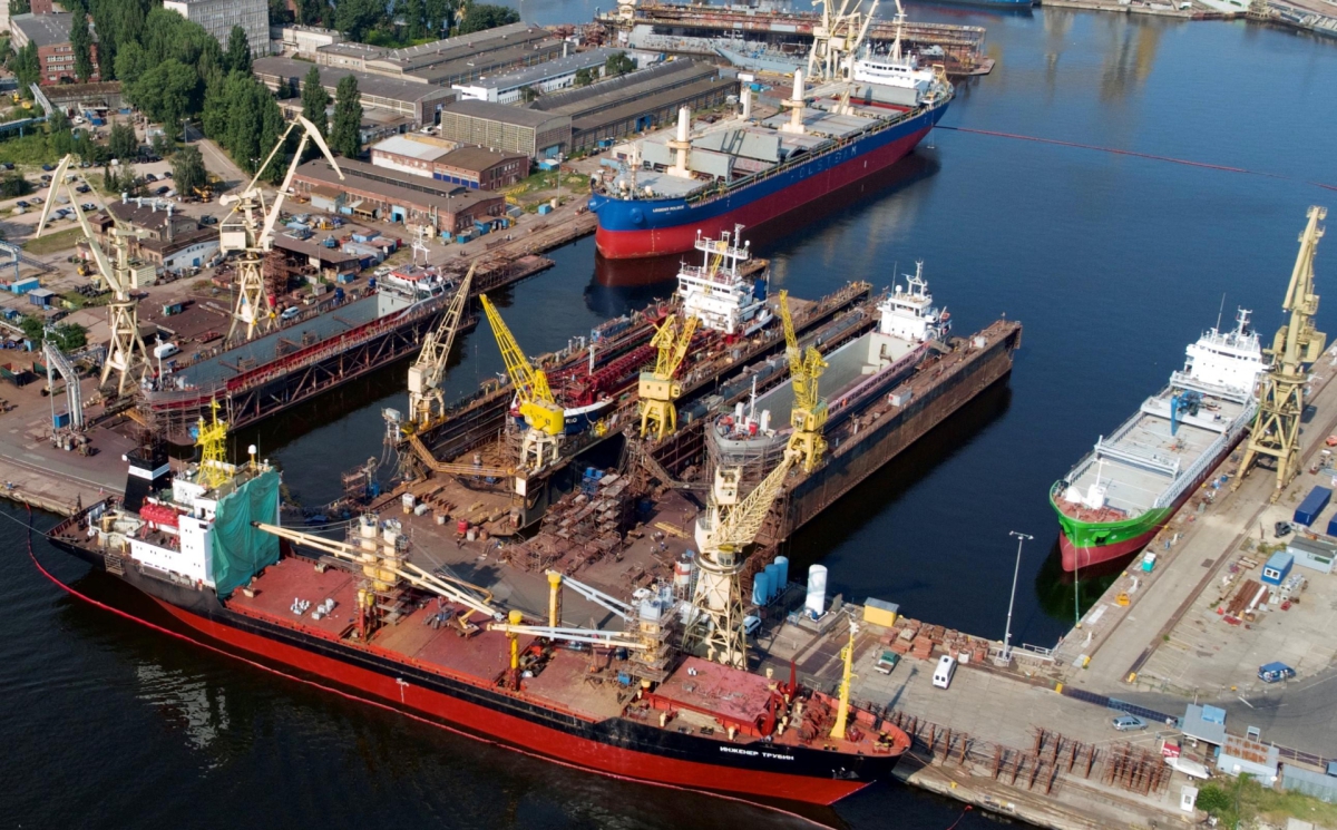 Modernisation works in Gryfia Shipyard - MarinePoland.com
