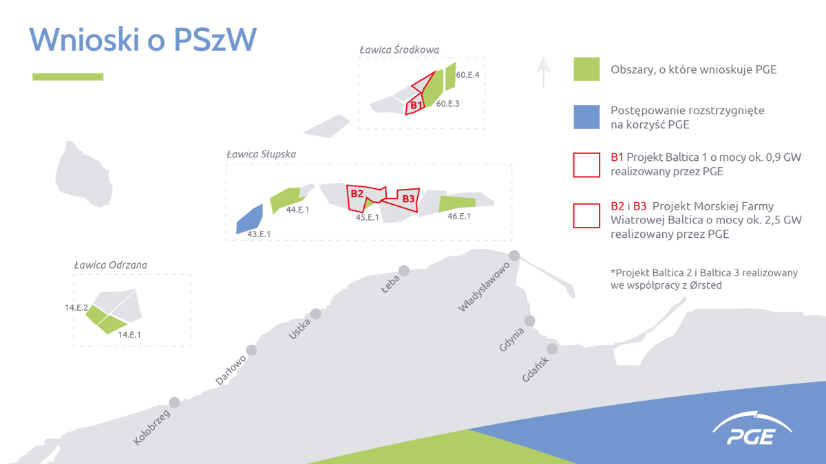 PGE with the largest number of points for area 43.E.1. - MarinePoland.com