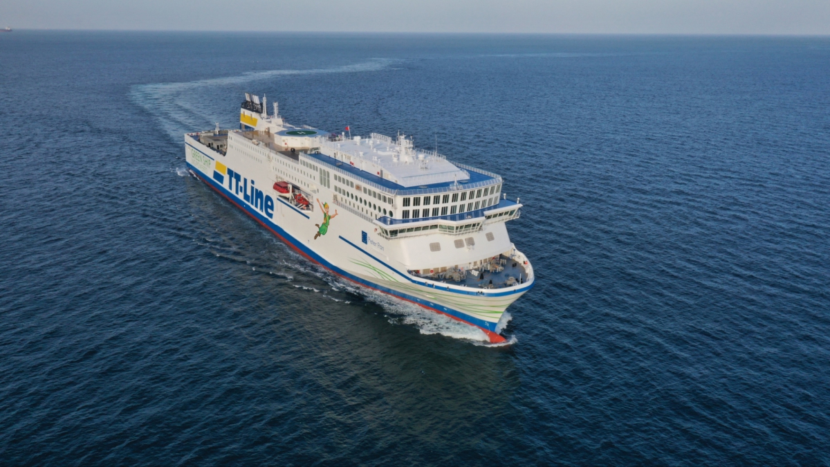 Peter Pan ferry on its way to TT-Line - MarinePoland.com