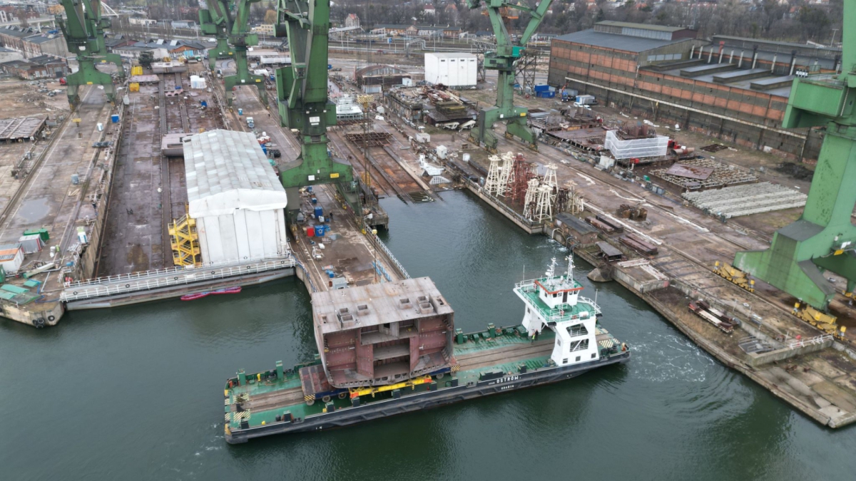 Baltic Operator has built a ship section for the Karstensen shipyard - MarinePoland.com