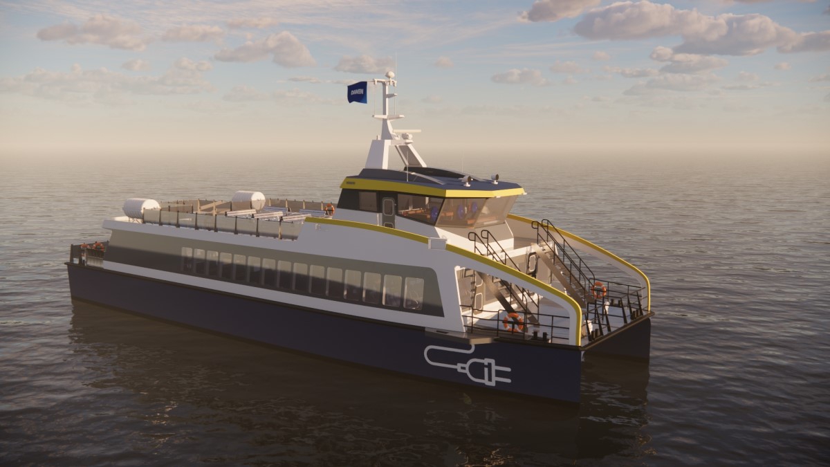 Damen introduces electric ferry in Germany - MarinePoland.com