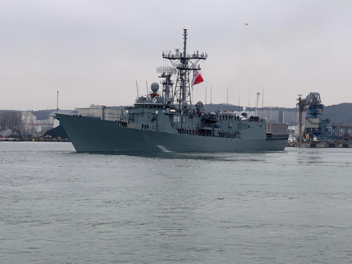 Group of NATO ships will enter the Port of Gdynia. Among them will be a Polish frigate - MarinePoland.com