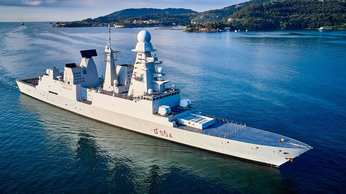 The missile destroyer Caio Duilio will enter the Port of Świnoujście - MarinePoland.com