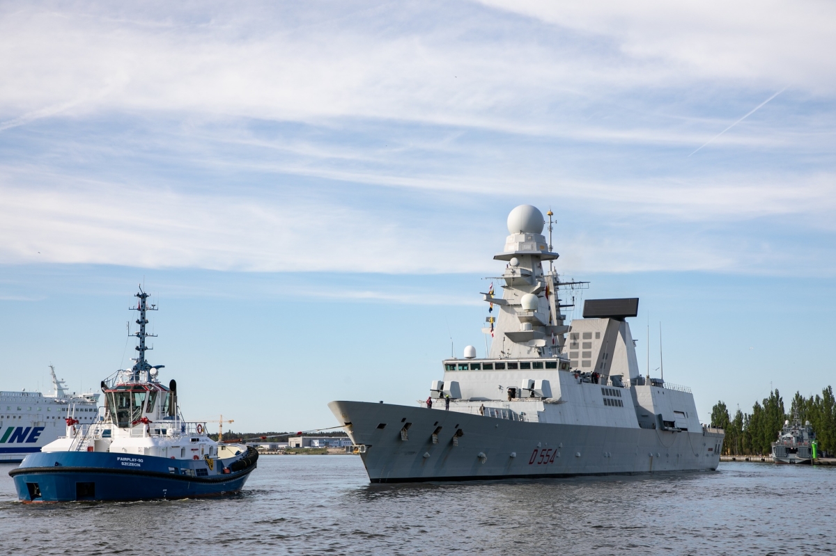 French and Italian ships dock in Świnoujście - MarinePoland.com