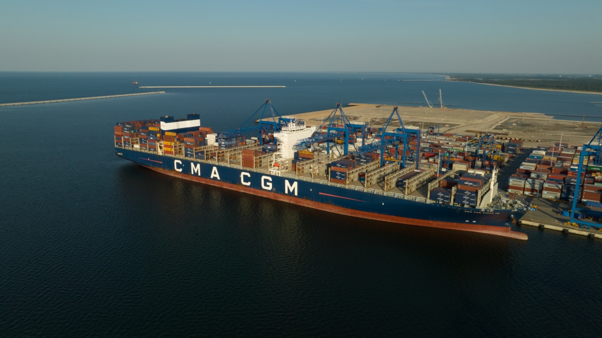 CMA CGM has inaugurated services to the Baltic Hub - MarinePoland.com