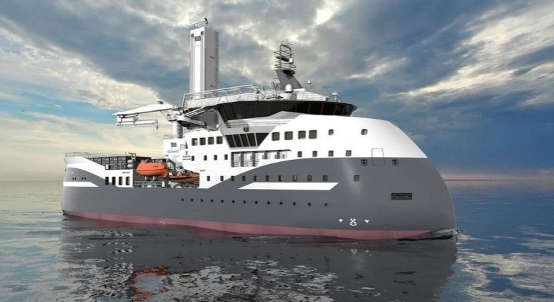 CRIST. Launching a vessel designed to service offshore wind farms - MarinePoland.com