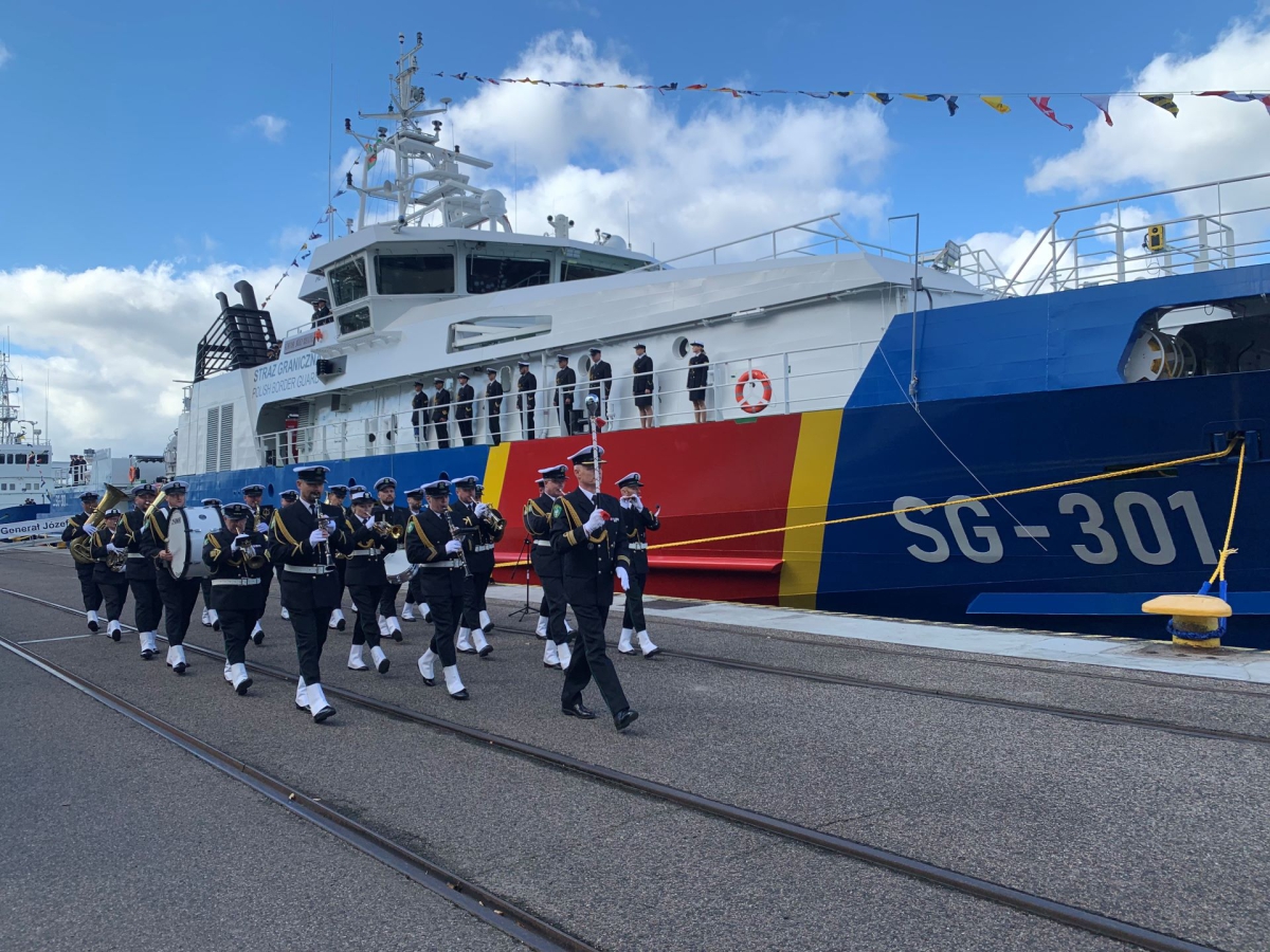 Offshore patrol vessel SG-301 Generał Józef Haller begins his service in the polish Maritime Squad of the Border Guard - MarinePoland.com