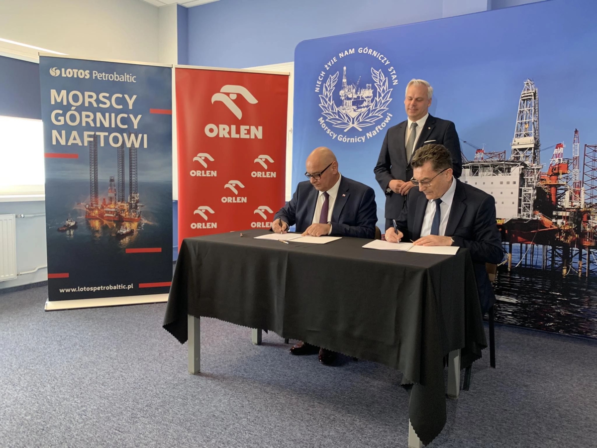 Lotos Petrobaltic and ARP signed an agreement to support the construction of three vessels to operate offshore wind farms - MarinePoland.com