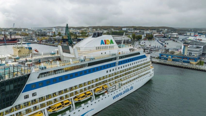 AIDAmar finishes the cruise ship season at the Port of Gdynia - MarinePoland.com