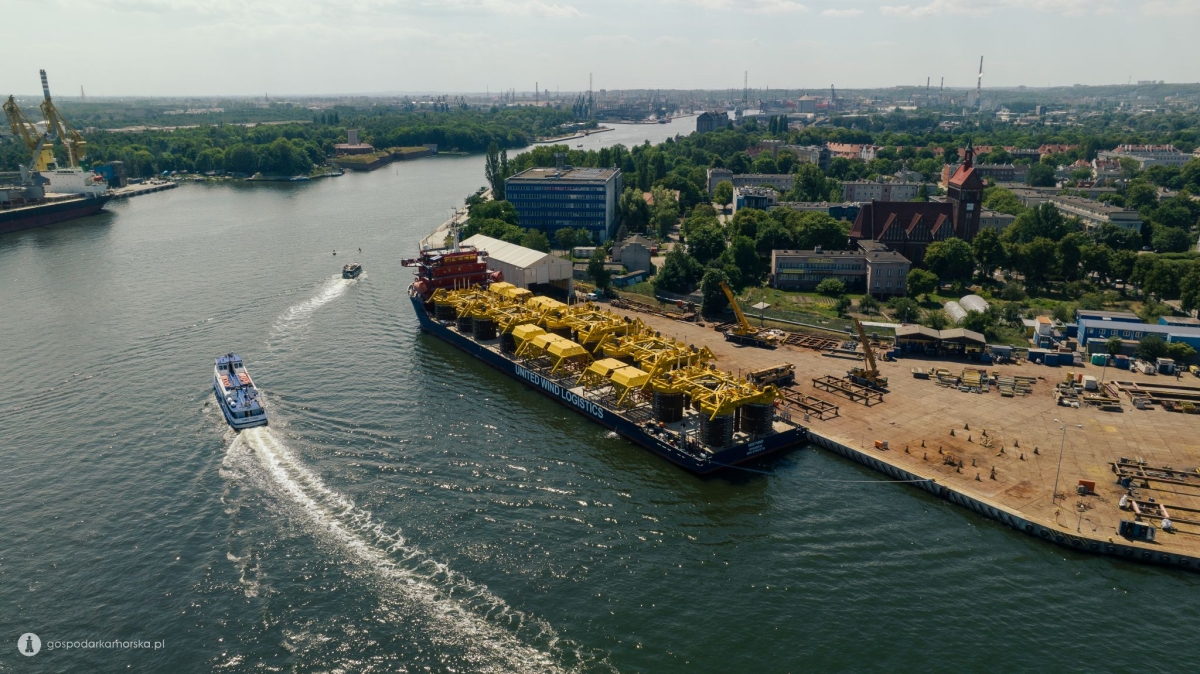 Mostostal Pomorze. 5 underwater structures for the gas field sailed to Norway - MarinePoland.com Mostostal Pomorze. 5 underwater structures for the gas field sailed to Norway - MarinePoland.com