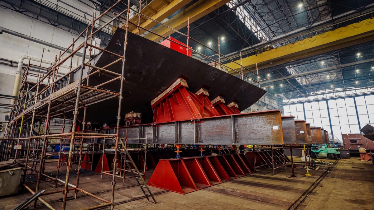 How is "Miecznik" made? We saw the construction of the future ORP Wicher 5 minutes before the keel was laid - MarinePoland.com