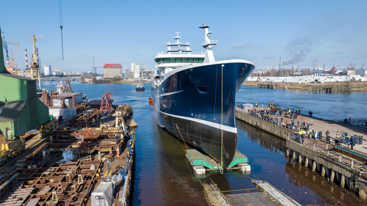 Another launch in Karstensen in Gdańsk successful after overcoming the problems - MarinePoland.com