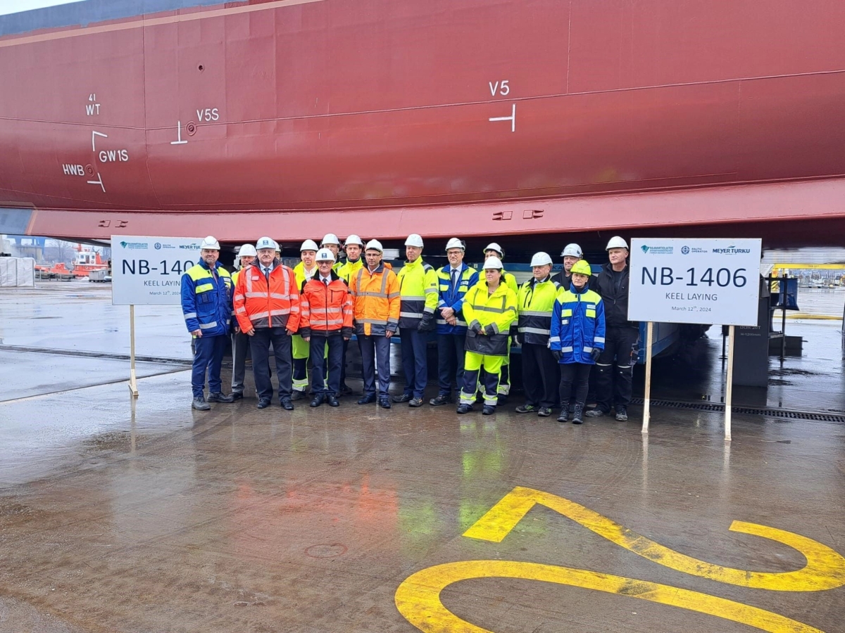 The keel laying of a patrol vessel for the Finnish Border Guard took place at Baltic Operator - MarinePoland.com