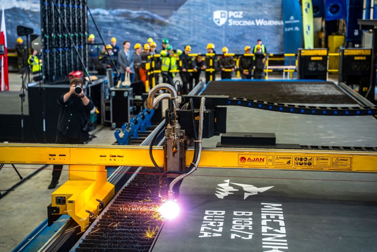 Construction of the Second “Miecznik” Program Frigate Has Begun - MarinePoland.com Construction of the Second “Miecznik” Program Frigate Has Begun - MarinePoland.com